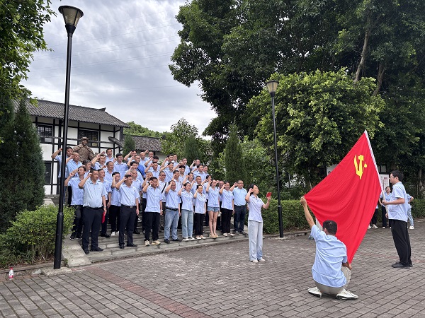 四川飛球舉行慶“七一”活動 ——在鄧萍故里銘記歷史、緬懷先烈、表彰先進